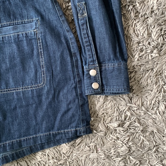 Express Denim Romper - Picture 2 of 10